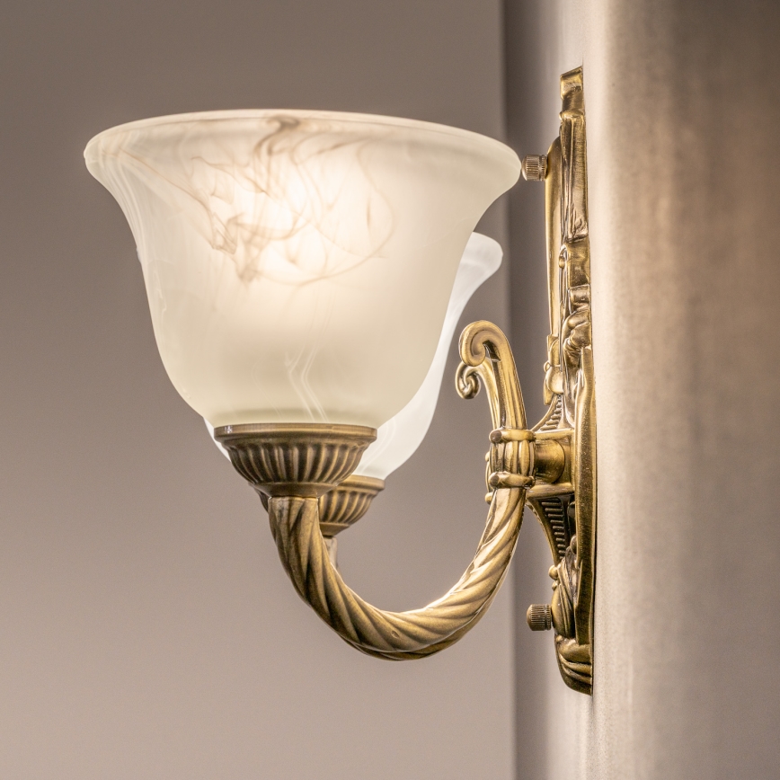 BRILAGI - Ersatzglas für Kronleuchter und Wandleuchte CLASSIC E14, Ø 11 cm, Weiß