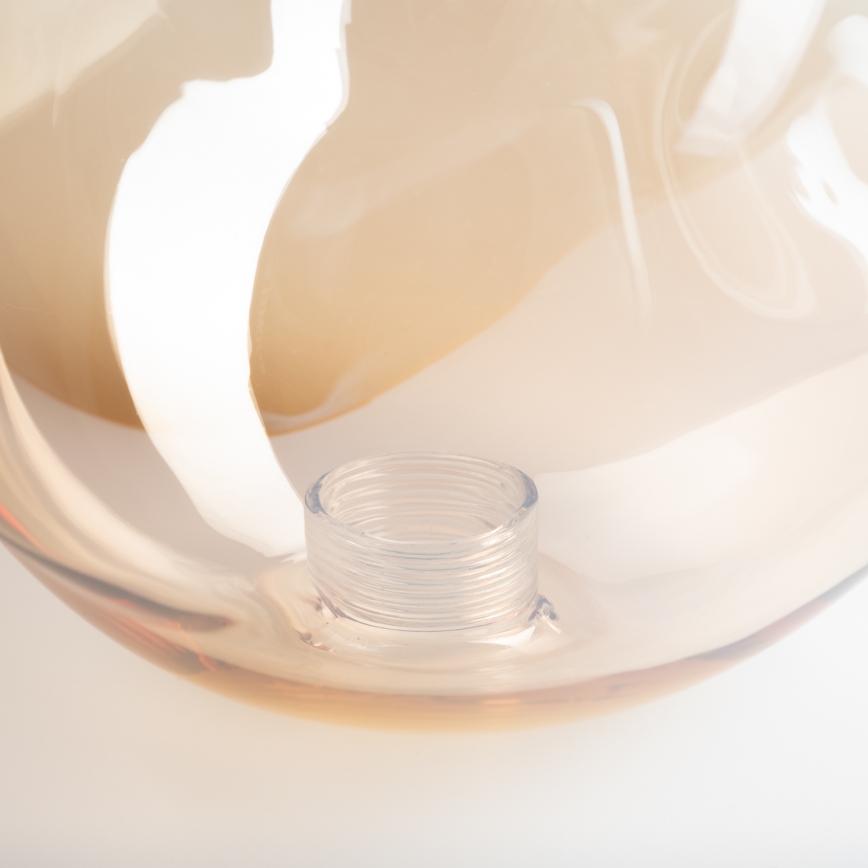 BRILAGI - Ersatzglas für Kronleuchter, Wand- und Deckenleuchten LAVA/VULCANO G9 Ø 15 cm rauchbeige
