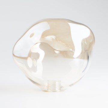 BRILAGI - Ersatzglas für Kronleuchter, Wand- und Deckenleuchten LAVA/VULCANO G9 Ø 15 cm rauchbeige