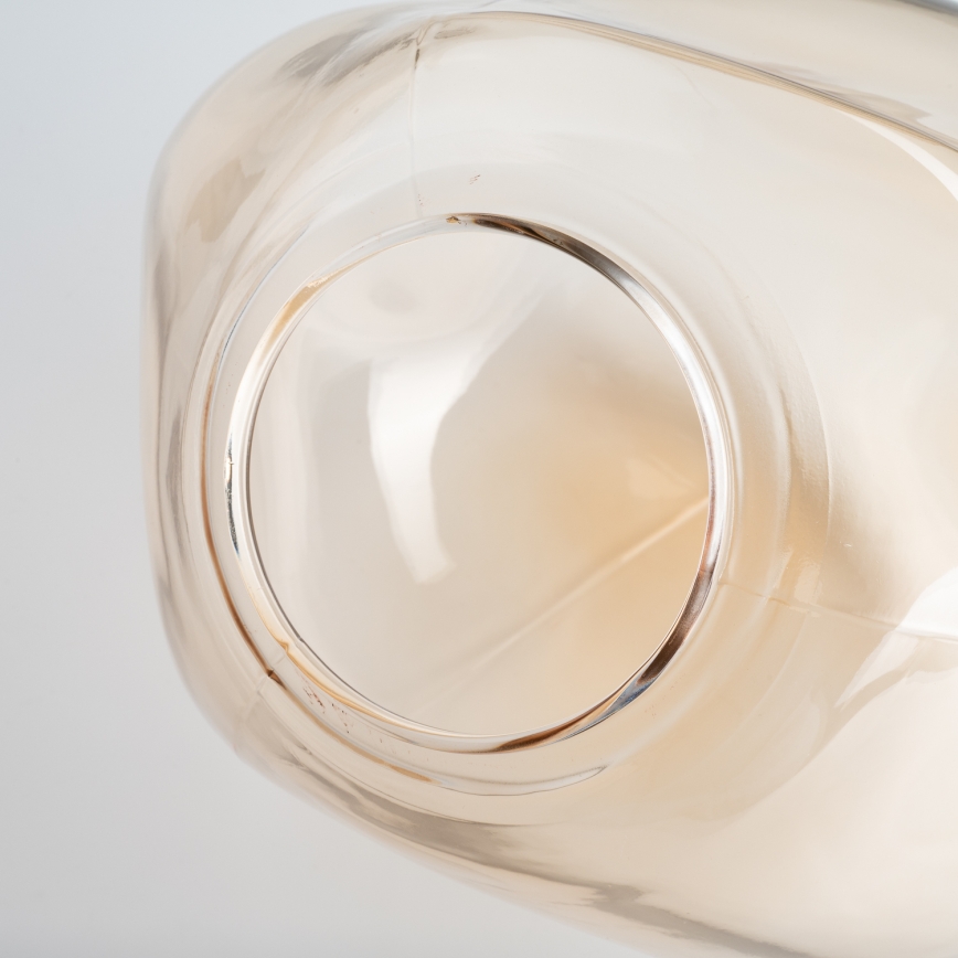 BRILAGI - Ersatzglas für Kronleuchter, Wand- und Deckenleuchte VULCANO E27 Ø 25 cm rauchiges Beige