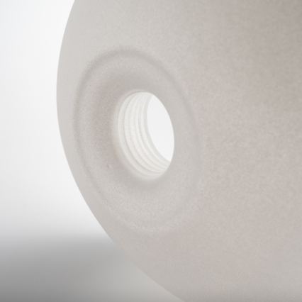 BRILAGI - Ersatzglas für Kronleuchter, Wand- und Deckenleuchte LAVA/VULCANO G9 Ø 15 cm weiß