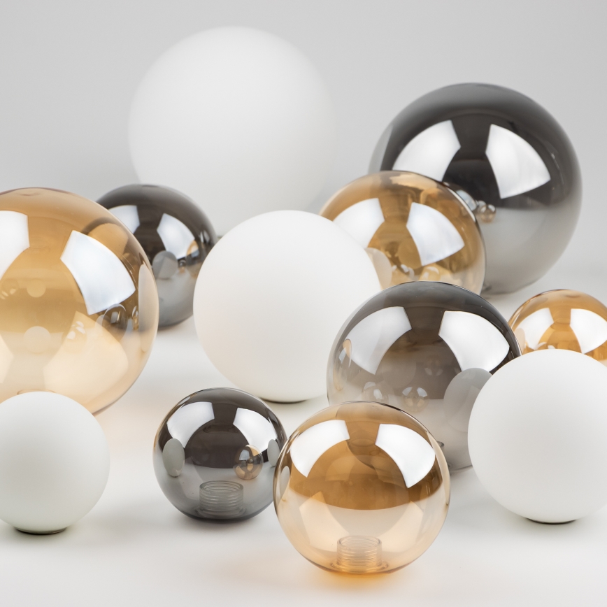 Brilagi - Ersatzglas für Kronleuchter, Wandleuchte und Lampe MISTEL, MILLA Ø 15 cm, gold
