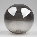 Brilagi - Ersatzglas für Kronleuchter, Wandleuchte und Lampe MISTEL, MILLA, Ø 15 cm, rauchgrau