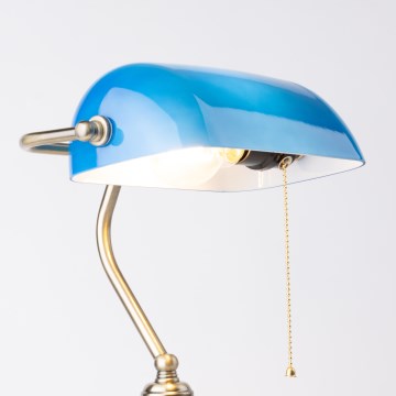Brilagi - Ersatzschirm für die Tischlampe BANK OFFICE blau