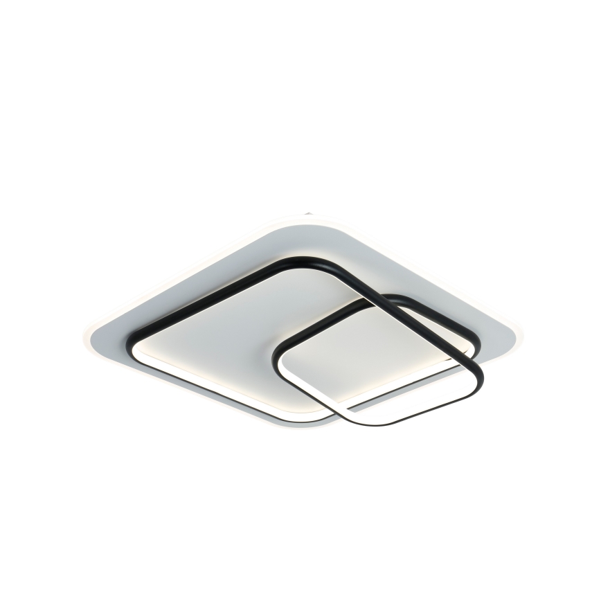 Brilagi - dimmbare LED-Deckenleuchte FLARE LED/81W/230V 3000-6000K 50x50 cm weiß/schwarz + Fernbedienung