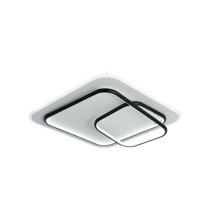 Brilagi - dimmbare LED-Deckenleuchte FLARE LED/81W/230V 3000-6000K 50x50 cm weiß/schwarz + Fernbedienung