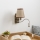 Brilagi - Flexible LED-Wandleuchte NUBILA 1xE27/25W/230V + LED/3W matt Chrom/braun