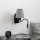 Brilagi - Flexible LED-Wandleuchte NUBILA 1xE27/25W/230V + LED/3W schwarz/grau