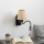 Brilagi - Flexible LED-Wandleuchte NUBILA 1xE27/25W/230V + LED/3W schwarz/hellbraun