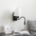 Brilagi - Flexible LED-Wandleuchte NUBILA 1xE27/25W/230V + LED/3W schwarz/weiß