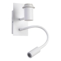 Brilagi - Flexible LED-Wandleuchte NUBILA 1xE27/25W/230V + LED/3W weiß