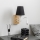 Brilagi - Flexible LED-Wandleuchte NUBILA WOOD 1xE27/25W/230V + LED/3W Eiche/schwarz