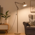 Brilagi - Flexible Stehleuchte TASKER 1xE27/60W/230V 184 cm beige