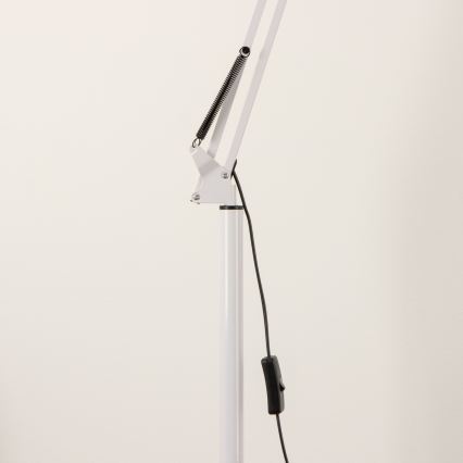 Brilagi - Flexible Stehleuchte TASKER 1xE27/60W/230V 184 cm weiß
