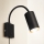 Brilagi - Flexible Wandleuchte mit Schalter SELE 1xGU10/30W/230V schwarz/gold