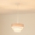 Brilagi - Hängeleuchte ALASKA LUNETA 1xE27/15W/230V d 25 cm grau/cremefarben