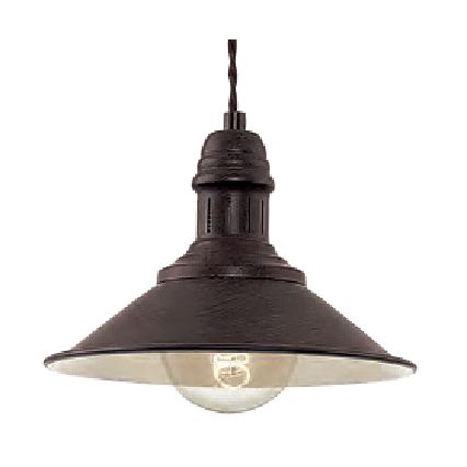 Brilagi - Hängeleuchte am Kabel FORGE 1×E27/60W/230V Ø 22 cm, braun