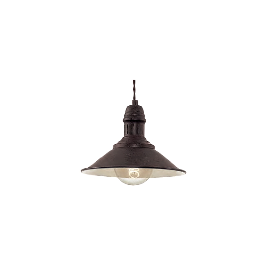 Brilagi - Hängeleuchte am Kabel FORGE 1×E27/60W/230V Ø 22 cm, braun