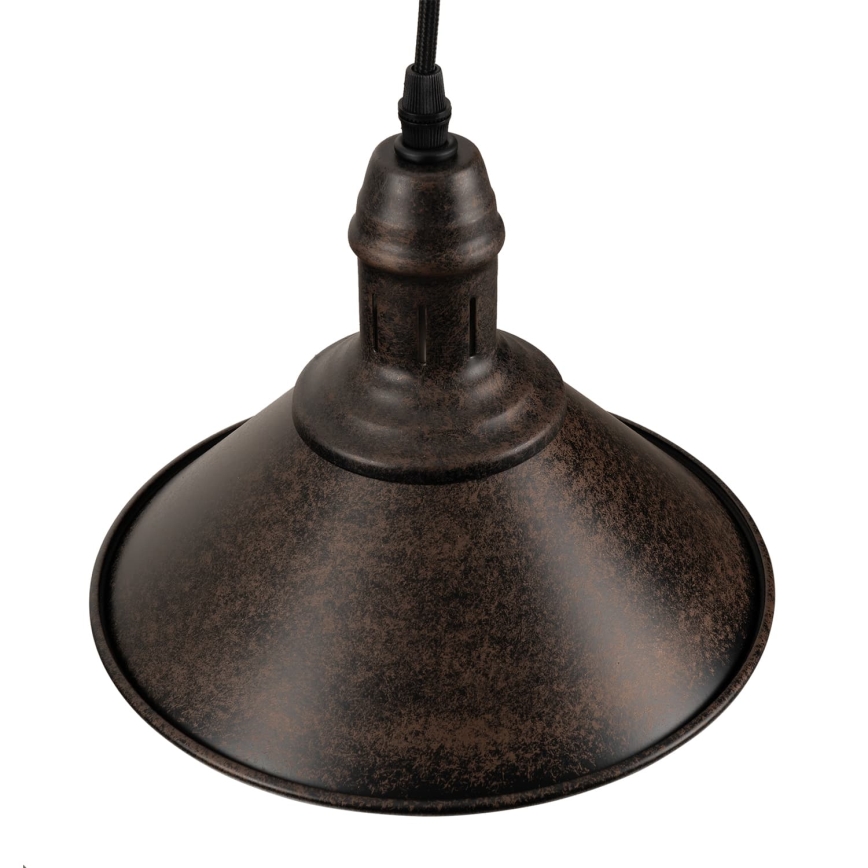 BRILAGI - Hängeleuchte am Kabel FORGE 1×E27/60W/230V Ø 22 cm, braun