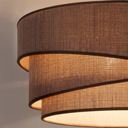 Brilagi - Hängeleuchte an Kabel ARROW 1xE27/60W/230V Ø 45 cm braun