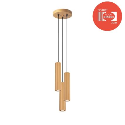 Brilagi - Hängeleuchte an Kabel CRESTO 3xGU10/10W/230V goldfarben