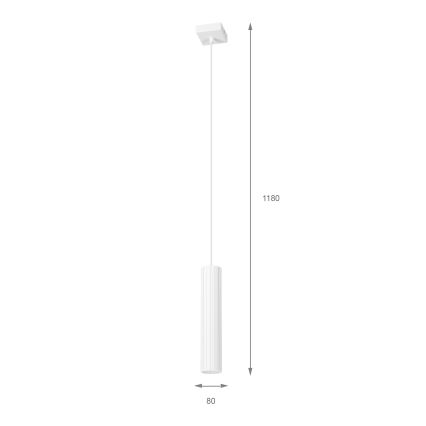 Brilagi - Hängeleuchte an Kabel CRISPINA 1xGU10/10W/230V weiß