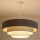 Brilagi - Hängeleuchte an Kabel LUNETA 3xE27/60W/230V Ø 80 cm grau/creme/weiß
