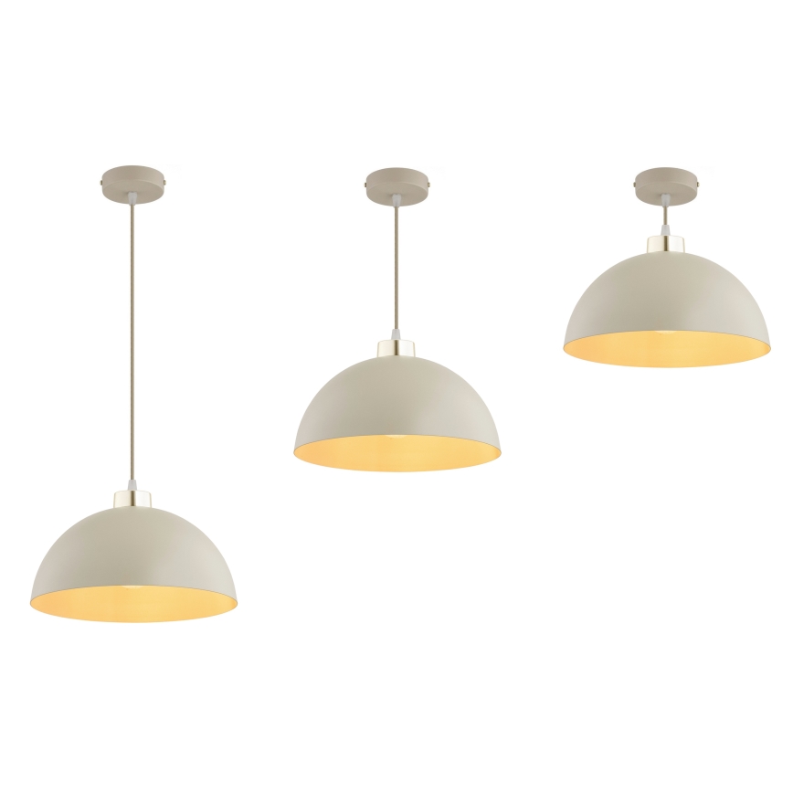 Brilagi - Hängeleuchte an Kabel MOON 1xE27/60W/230V Ø 30 cm beige/gold
