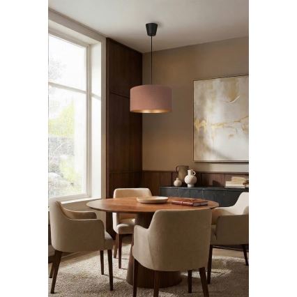 Brilagi - Hängeleuchte an Kabel VELVET 1xE27/60W/230V pr. 40 cm beige/gold