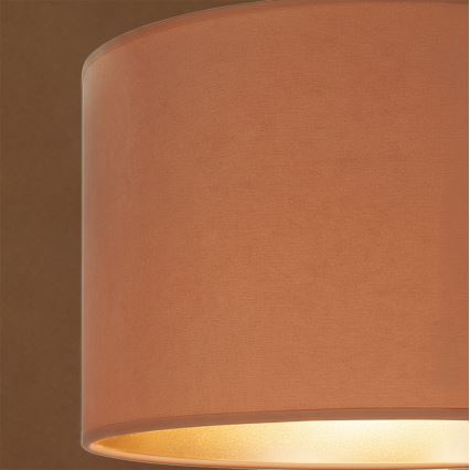 Brilagi - Hängeleuchte an Kabel VELVET 1xE27/60W/230V pr. 40 cm beige/gold
