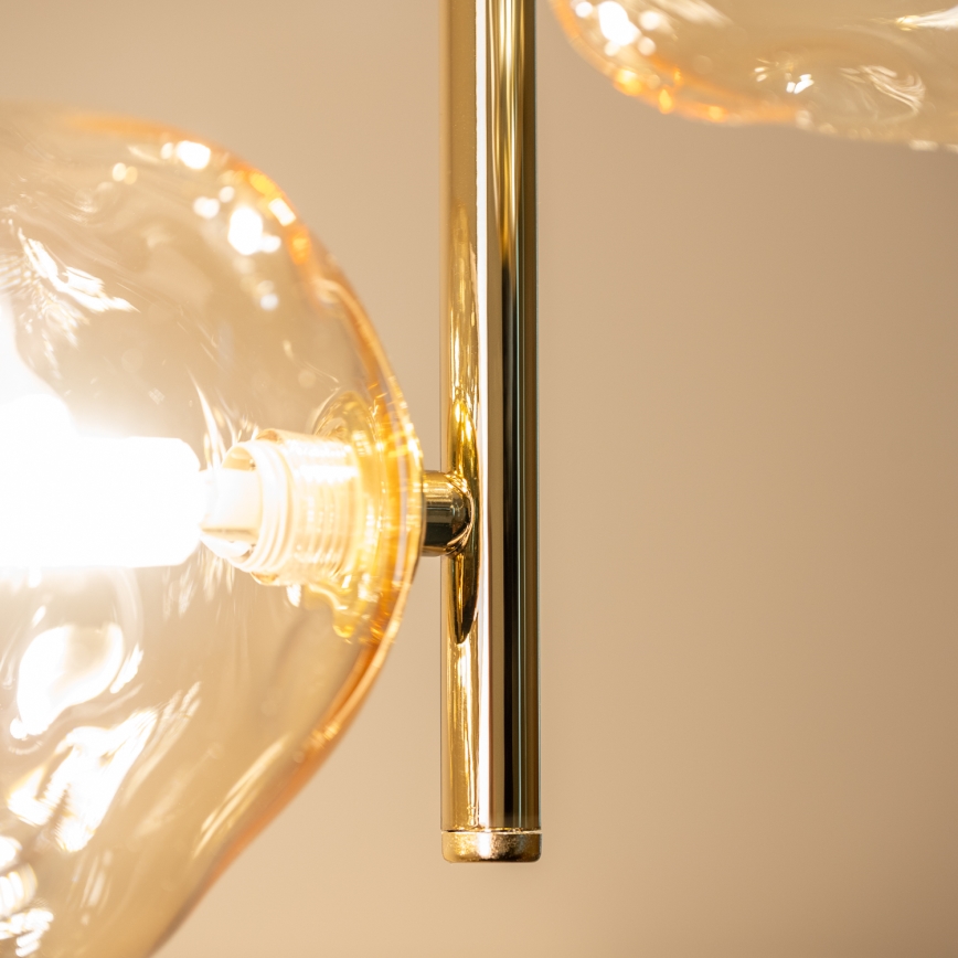 BRILAGI - Hängeleuchte an Kabel VULCANO 3xG9/8W/230V gold/rauchbeige