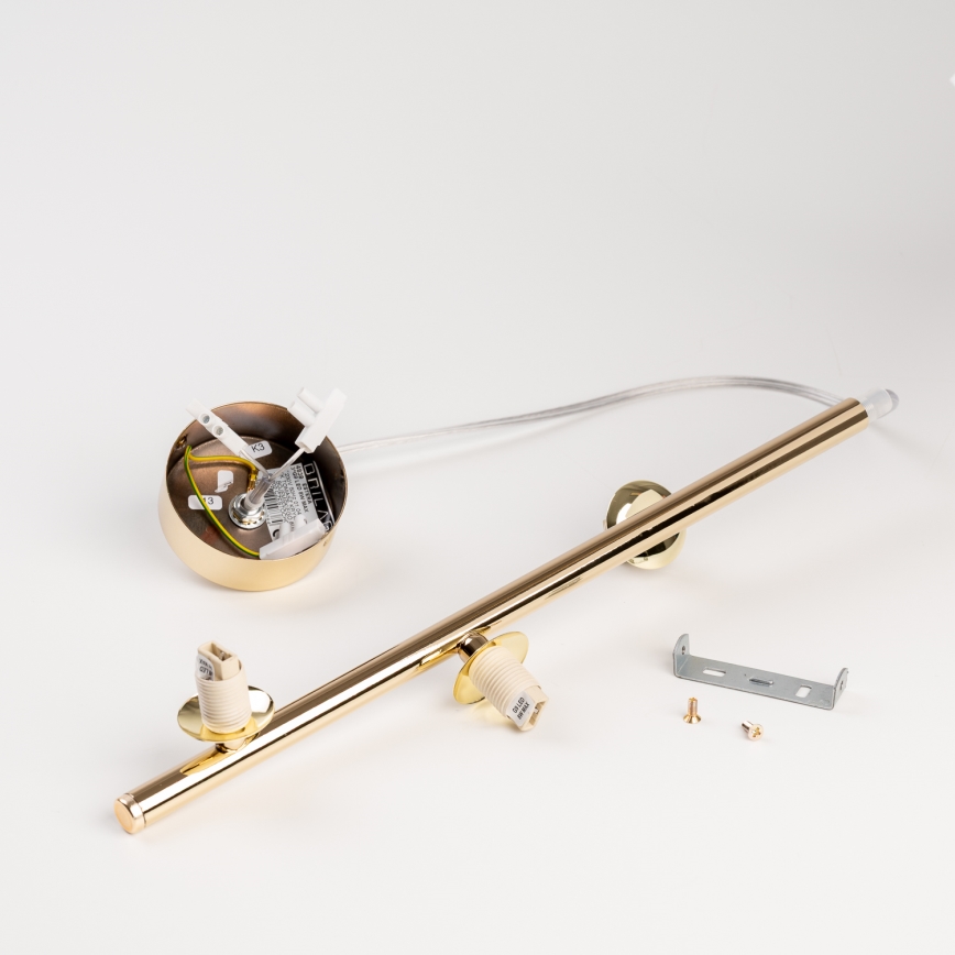 BRILAGI - Hängeleuchte an Kabel VULCANO 3xG9/8W/230V gold/rauchbeige