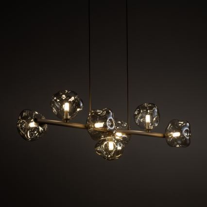 Brilagi - Hängeleuchte an Kabel VULCANO 7xG9/8W/230V beige/rauchbeige