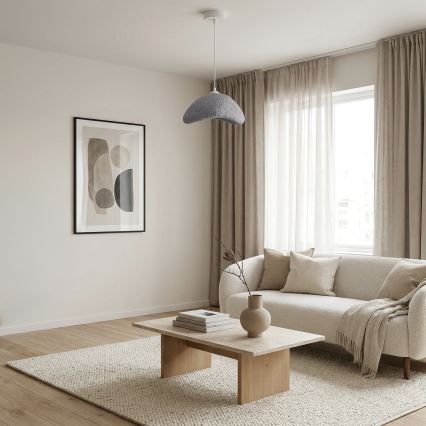 Brilagi - Hängeleuchte an Kabel WABI SABI 1xE27/40W/230V Ø 33 cm grau
