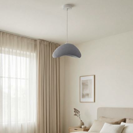 Brilagi - Hängeleuchte an Kabel WABI SABI 1xE27/40W/230V Ø 33 cm grau