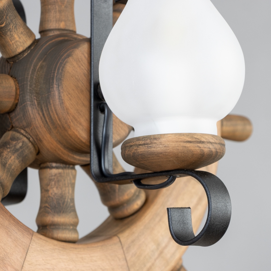 Brilagi - Hängeleuchte an Kette TIMONA 2xE14/40W/230V Buche