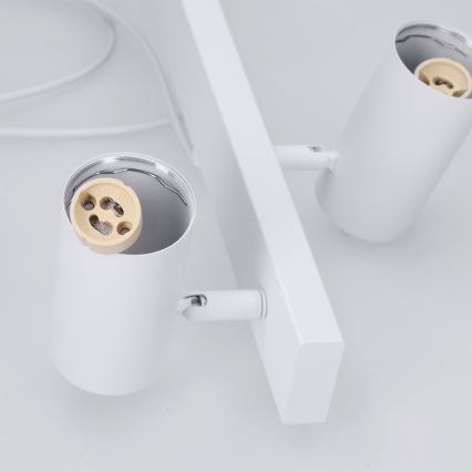 Brilagi - Hängeleuchte an Stahlseil SELE 4xGU10/30W/230V weiß