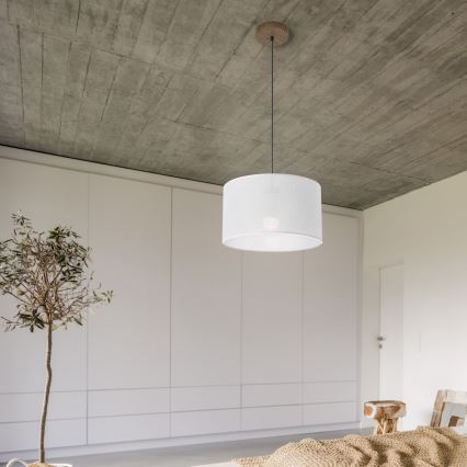 Brilagi - Hängeleuchte ANTHONY 1xE27/60W/230V Eiche/weiß