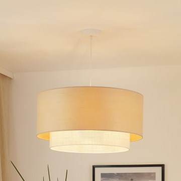Brilagi - Hängeleuchte ARIZONA BOHO 1xE27/15W/230V d 60 cm beige/weiß