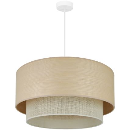 Brilagi - Hängeleuchte ARIZONA BOHO 1xE27/15W/230V d 60 cm beige/weiß