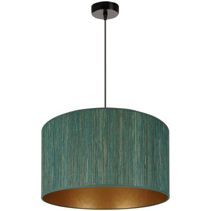Brilagi - Hängeleuchte BOSTON ROLLER 1xE27/15W/230V d 45 cm Stroh grün/golden