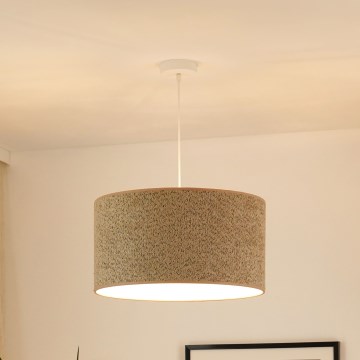 Brilagi - Hängeleuchte BOUCLE ROLLER 1xE27/15W/230V d 45 cm braun