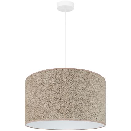 Brilagi - Hängeleuchte BOUCLE ROLLER 1xE27/15W/230V d 45 cm braun