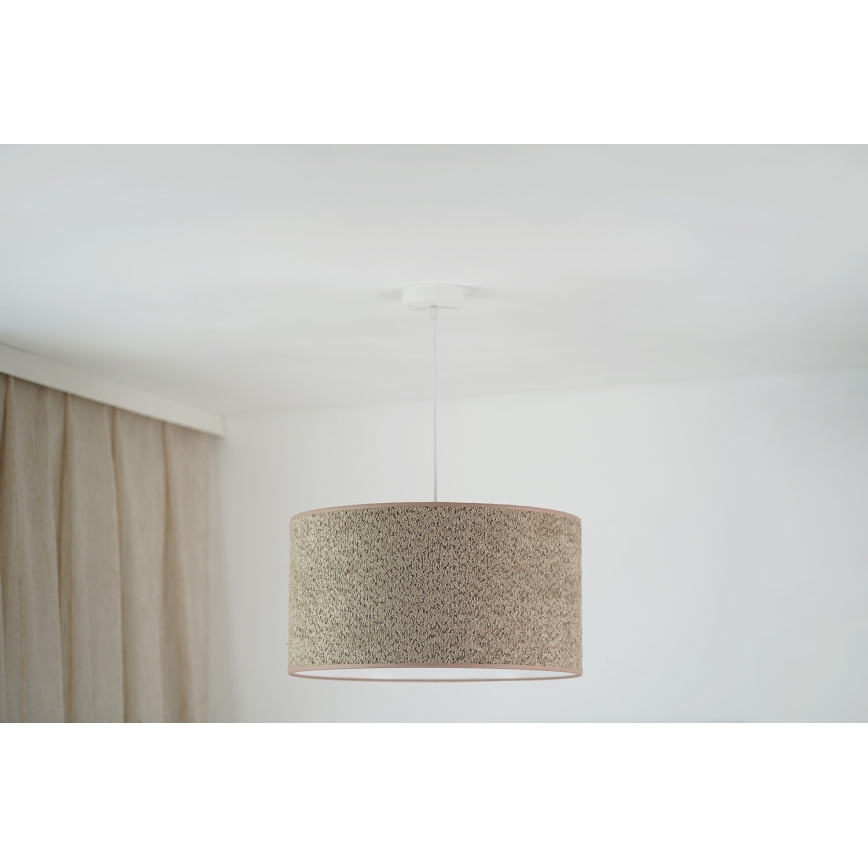 Brilagi - Hängeleuchte BOUCLE ROLLER 1xE27/15W/230V d 45 cm braun
