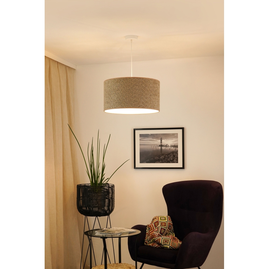 Brilagi - Hängeleuchte BOUCLE ROLLER 1xE27/15W/230V d 45 cm braun