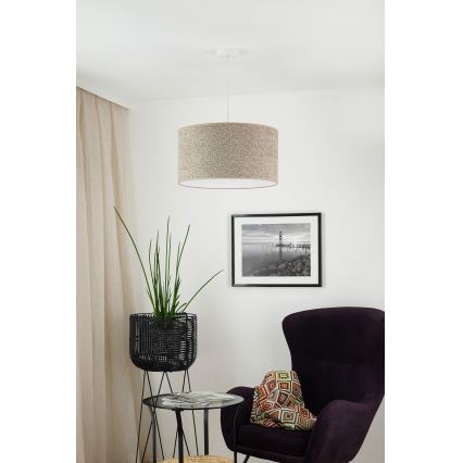 Brilagi - Hängeleuchte BOUCLE ROLLER 1xE27/15W/230V d 45 cm braun