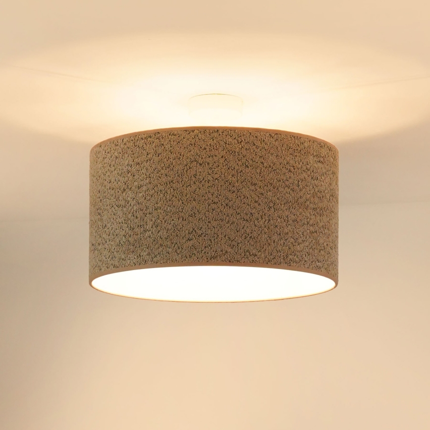 Brilagi - Hängeleuchte BOUCLE ROLLER 1xE27/15W/230V d 45 cm braun