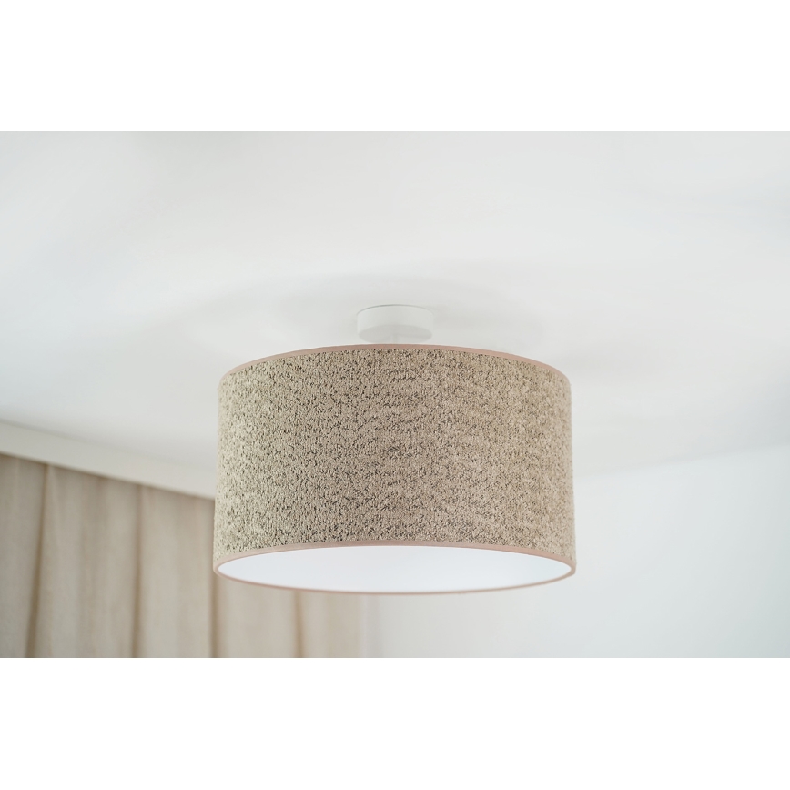 Brilagi - Hängeleuchte BOUCLE ROLLER 1xE27/15W/230V d 45 cm braun