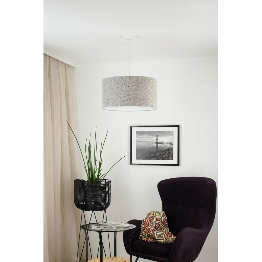 Brilagi - Hängeleuchte BOUCLE ROLLER 1xE27/15W/230V d 45 cm grau