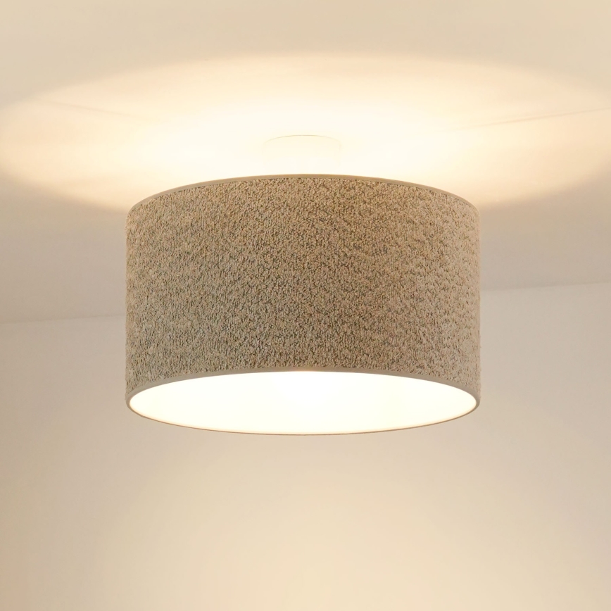 Brilagi - Hängeleuchte BOUCLE ROLLER 1xE27/15W/230V d 45 cm grau
